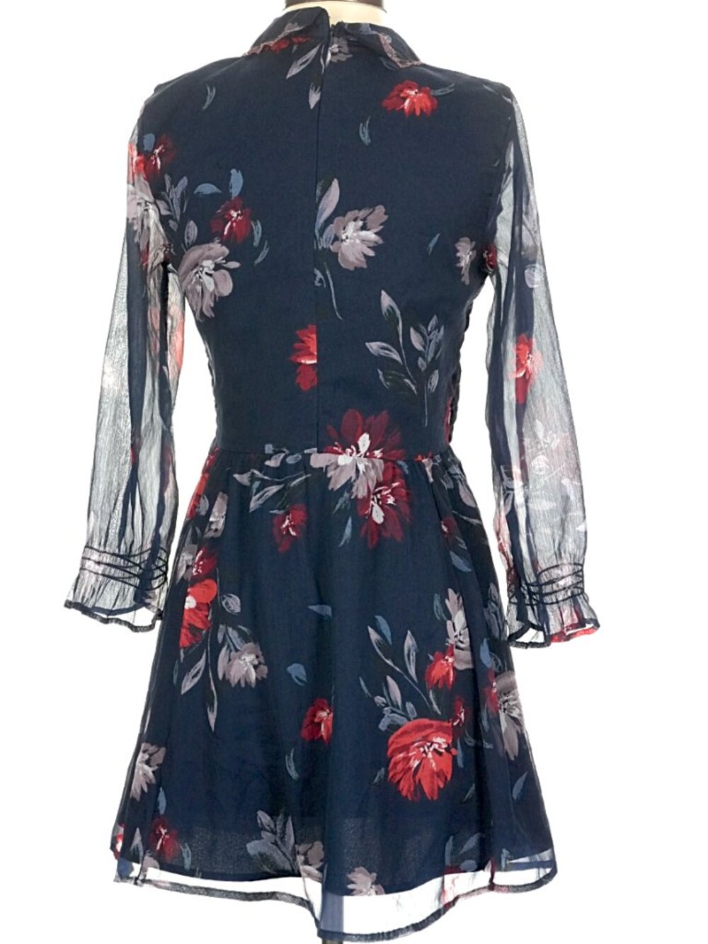 Abercrombie & Fitch Women's Smocked Floral Mini Dress - S - Picture 2 of 6